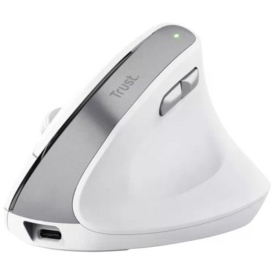 Trust Bayo II Mouse Ergonomico Wireless Verticale 2400 DPI Bianco