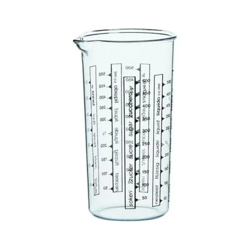 Cosmoplast Caraffa Graduata in Plastica 500 ml con Beccuccio Cosmoplast Caraffa Graduata in Plastica 500 ml con Beccuccio