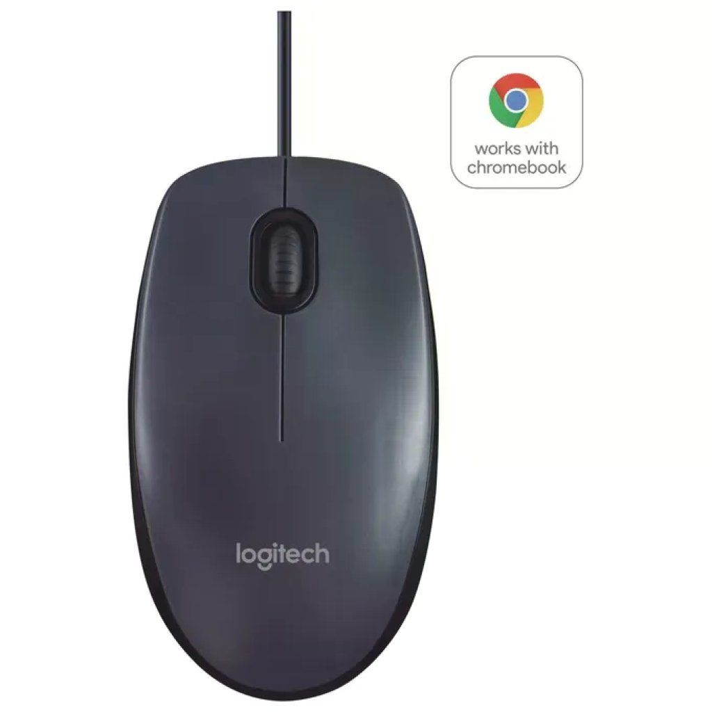 Logitech B100 Mouse Ottico USB Cablato 800 DPI Nero