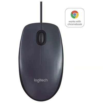 Logitech B100 Mouse Ottico USB Cablato 800 DPI Nero