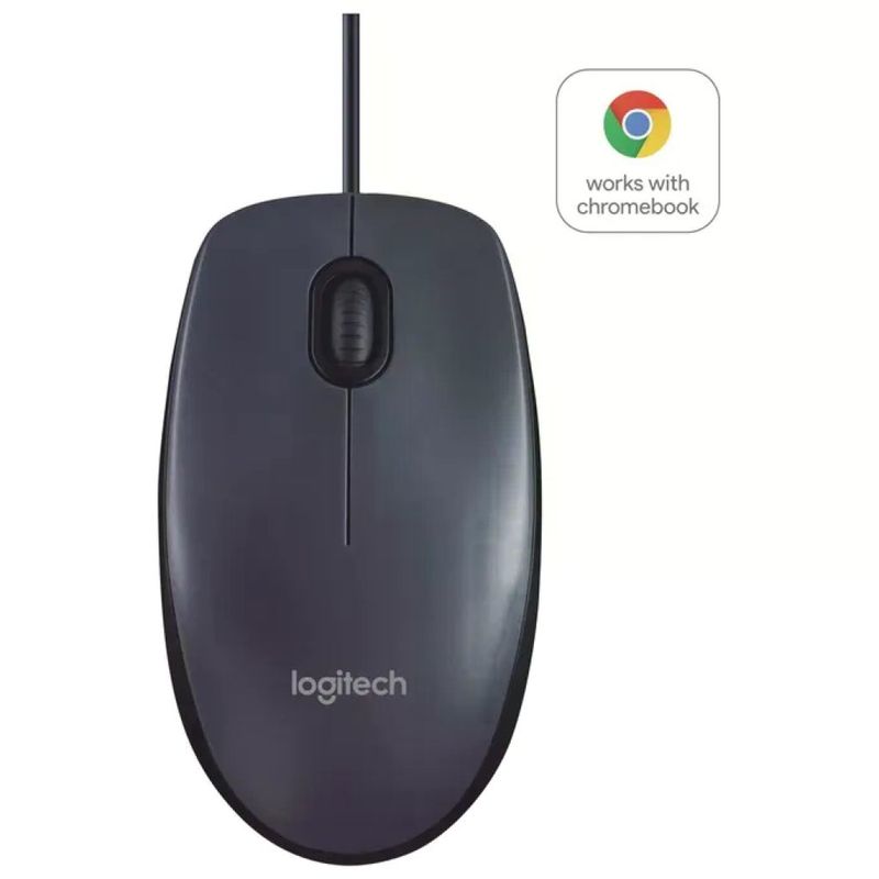 Logitech B100 Mouse Ottico USB Cablato 800 DPI Nero