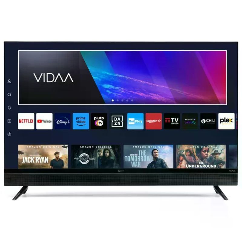 Telesystem smart TV 32 pollici HD soundbar 40W integrata Vidaa hotel mode tivu'sat DVB T2 DVB S2 SMV15