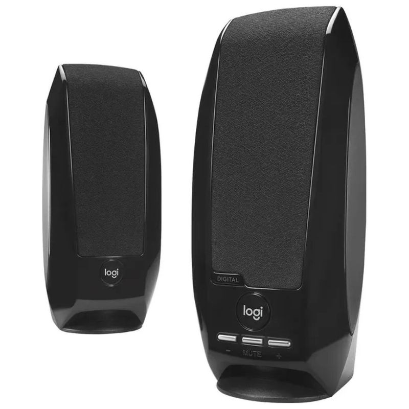 Logitech S150 Casse PC Stereo 2.0 USB, 1,2 W RMS, Nero