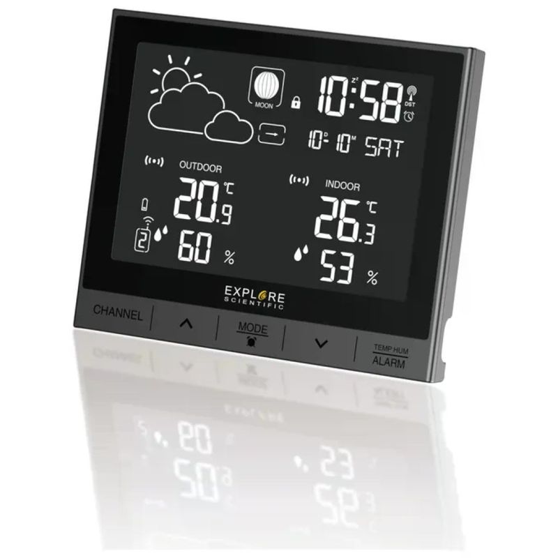 Explore Scientific WSH5000 OXS074 – Stazione meteo digitale con sensore wireless Explore Scientific WSH5000 OXS074 – Stazione meteo digitale con sensore wireless