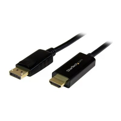 StarTech.com DP2HDMM5MB – Cavo DisplayPort a HDMI 4K, 5 m, Nero StarTech.com DP2HDMM5MB – Cavo DisplayPort a HDMI 4K, 5 m, Nero