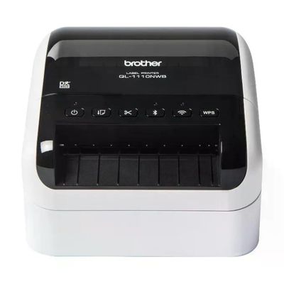 Brother QL-1110NWB Stampante Termica per Etichette, USB, Wi-Fi, Bluetooth ed Ethernet
