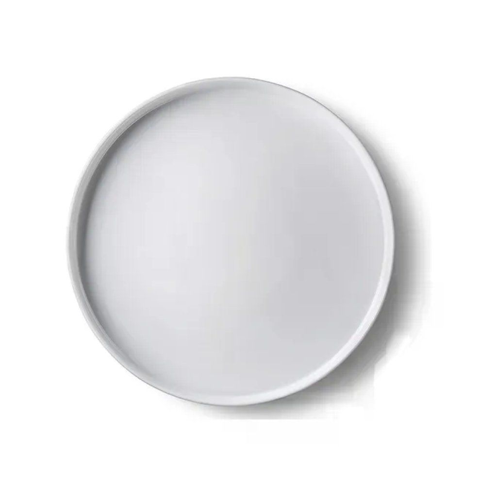 Bormioli Rocco Grangusto Piatto Piano in Vetro Opale Bianco, 21 cm