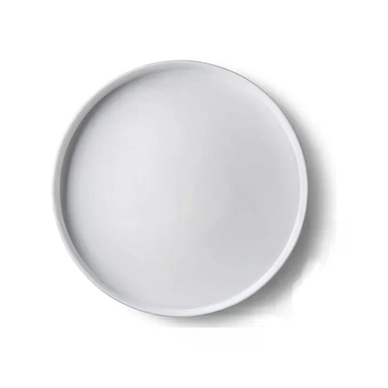 Bormioli Rocco Grangusto Piatto Piano in Vetro Opale Bianco, 21 cm