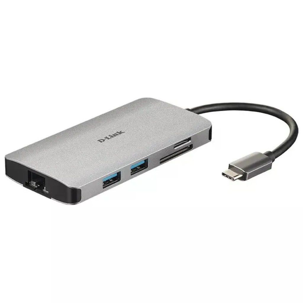 D-Link DUB-M810 Hub USB-C 8-in-1 con HDMI 4K, Ethernet Gigabit e Power Delivery 100 W D-Link DUB-M810 Hub USB-C 8-in-1 con HDMI 4K, Ethernet Gigabit e Power Delivery 100 W