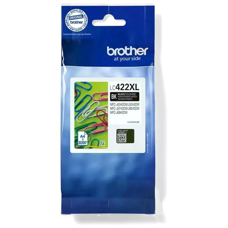 Brother LC-422XLBK Cartuccia Originale Nero XL
