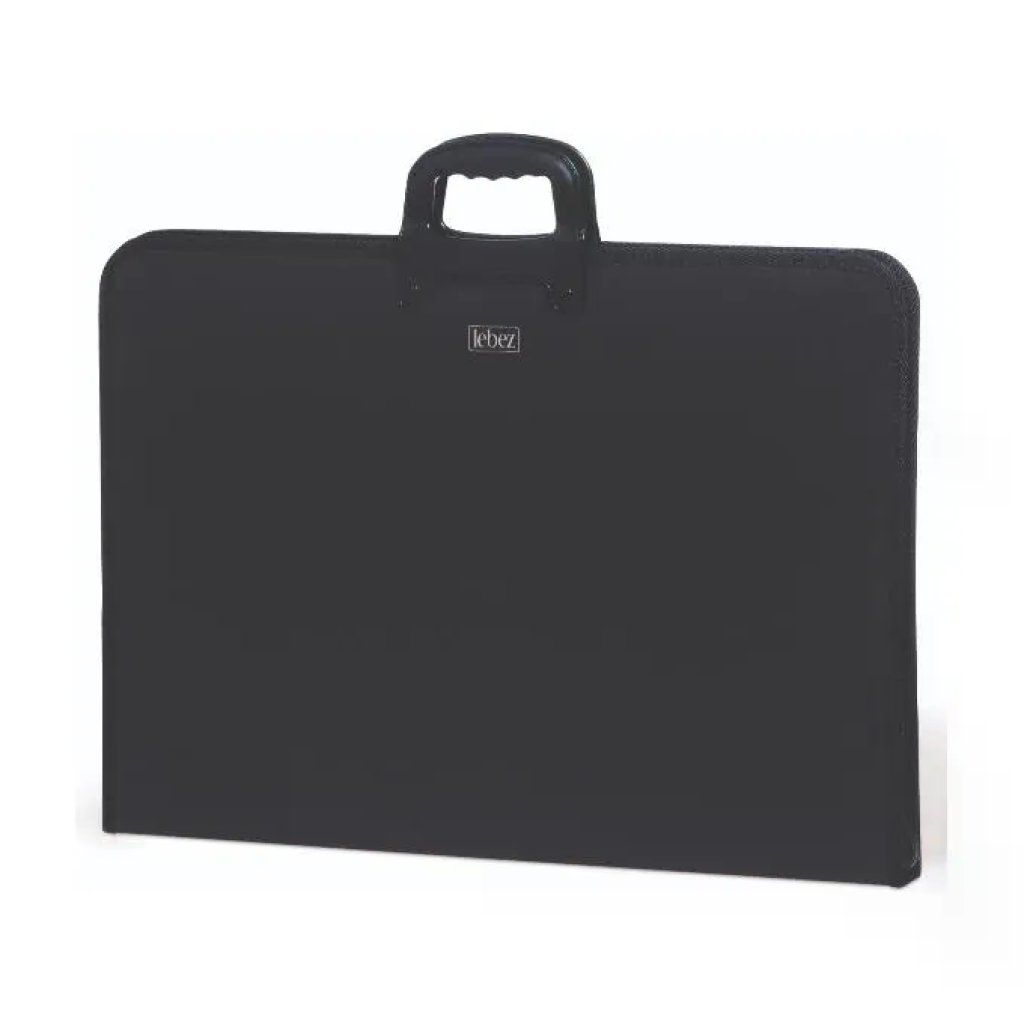 LEBEZ Niji 3091 Cartella Portadisegni Polipropilene Bordature Cordura Manico Sagomato Tasche Interne