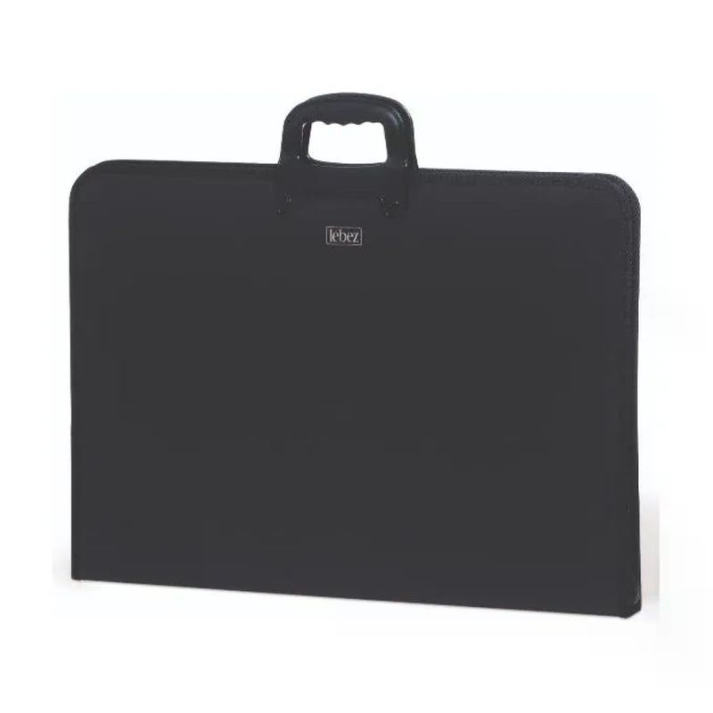 LEBEZ Niji 3091 Cartella Portadisegni Polipropilene Bordature Cordura Manico Sagomato Tasche Interne