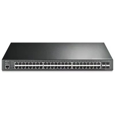 TP-Link SG3452P Omada Switch Gestito L2 L3 48 Porte Gigabit PoE+ 4 SFP 1U Rack colore Nero