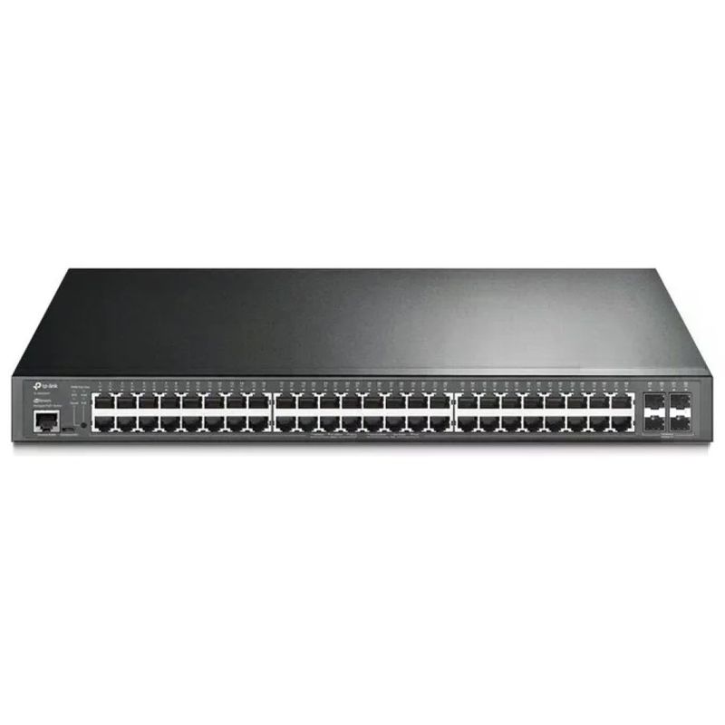 TP-Link SG3452P Omada Switch Gestito L2 L3 48 Porte Gigabit PoE+ 4 SFP 1U Rack colore Nero