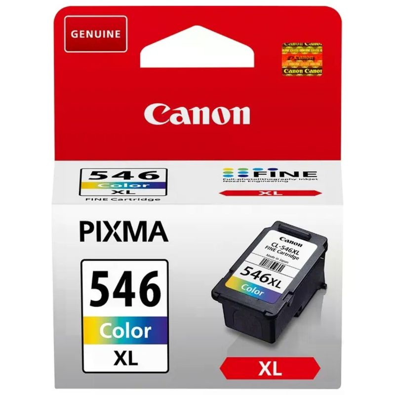 Canon CL-546XL Cartuccia Inkjet Originale Alta Capacita' XL 300 Pagine 13 ml colore Ciano Magenta Giallo Canon CL-546XL Cartuccia Inkjet Originale Alta Capacita' XL 300 Pagine 13 ml colore Ciano Magenta Giallo