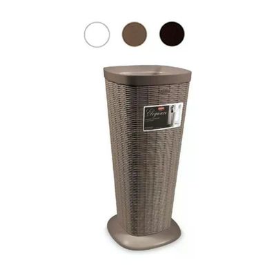 Stefanplast Elegance Portaombrelli Effetto Rattan Moka 25x25x57 cm