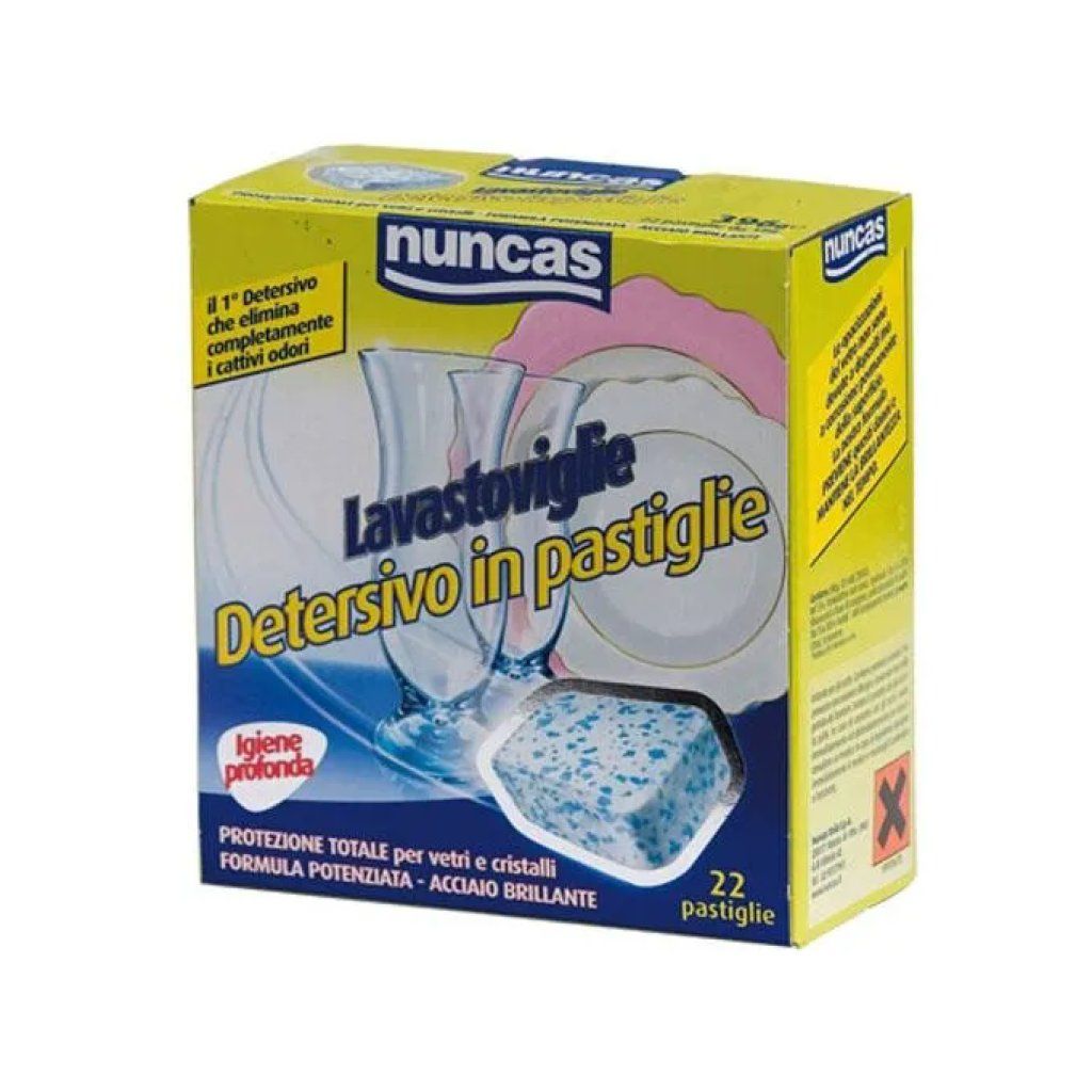 Nuncas Lavastoviglie – Detersivo in Pastiglie, 22 Tabs