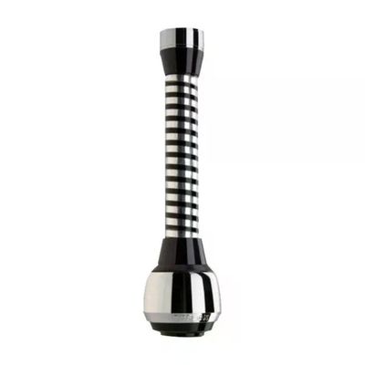 Siroflex 2509-S Rompigetto Flessibile con Aeratore e Doccetta, 14 cm, F22x1, Cromato e Nero Siroflex 2509-S Rompigetto Flessibile con Aeratore e Doccetta, 14 cm, F22x1, Cromato e Nero