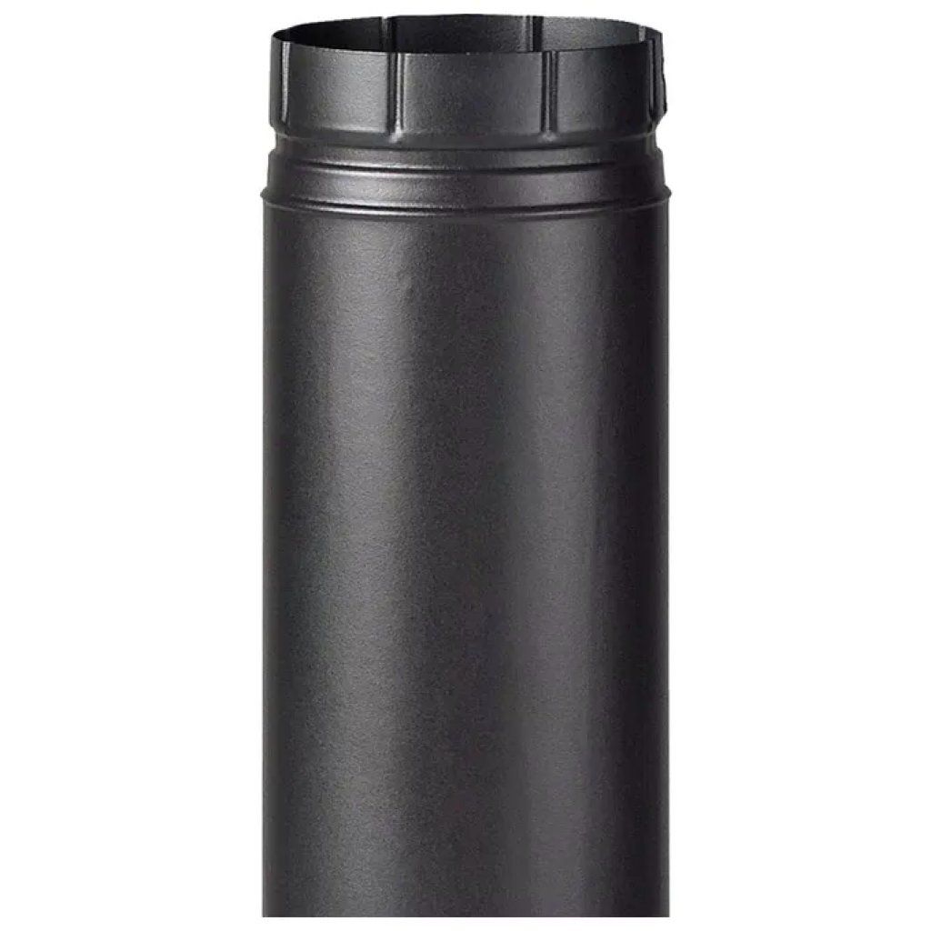 ALA 2000 Tubo smaltato nero opaco 14 cm, lunghezza 25 cm ALA 2000 Tubo smaltato nero opaco 14 cm, lunghezza 25 cm