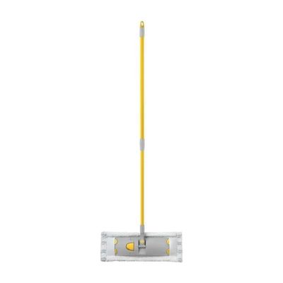 Apex 10190 Spazzolone Flat Mop Telescopico 40 cm Panno Microfibra Antibatterico Testa Snodata Lavabile