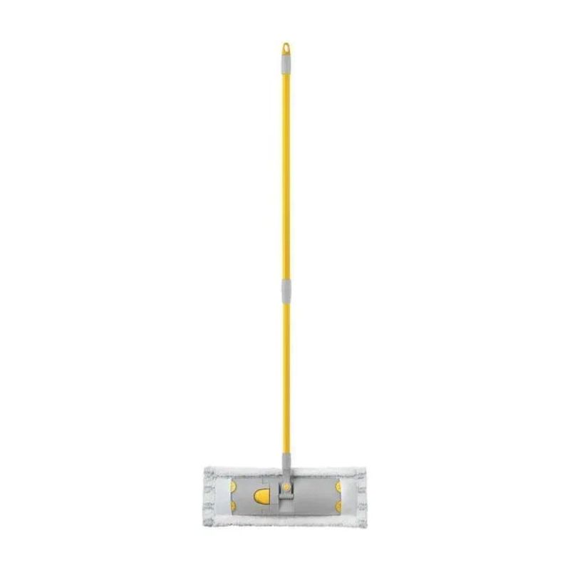 Apex 10190 Spazzolone Flat Mop Telescopico 40 cm Panno Microfibra Antibatterico Testa Snodata Lavabile