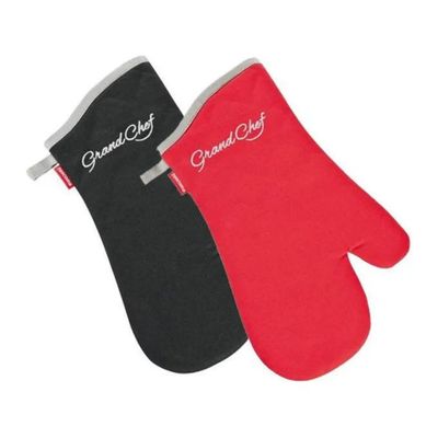 Tescoma GrandChef Guanto da Forno in Cotone Nero, 34 x 19 cm Tescoma GrandChef Guanto da Forno in Cotone Nero, 34 x 19 cm