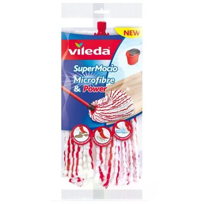 Vileda SuperMocio Microfibre & Power – Ricambio viola