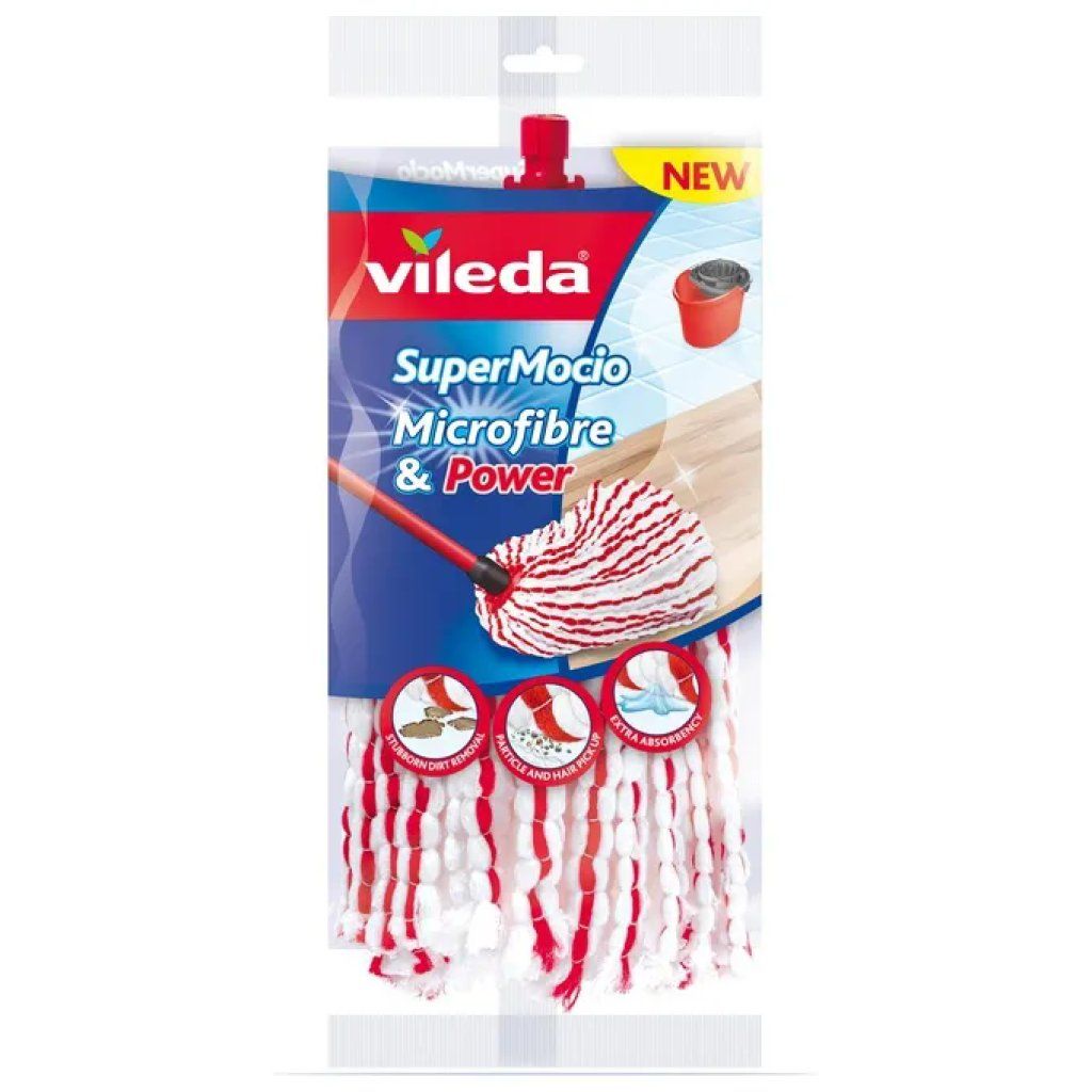 Vileda SuperMocio Microfibre & Power – Ricambio viola