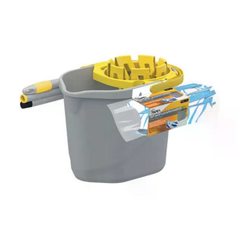 APEX 10571 Set Mocio Completo con Secchio da 12 L APEX 10571 Set Mocio Completo con Secchio da 12 L