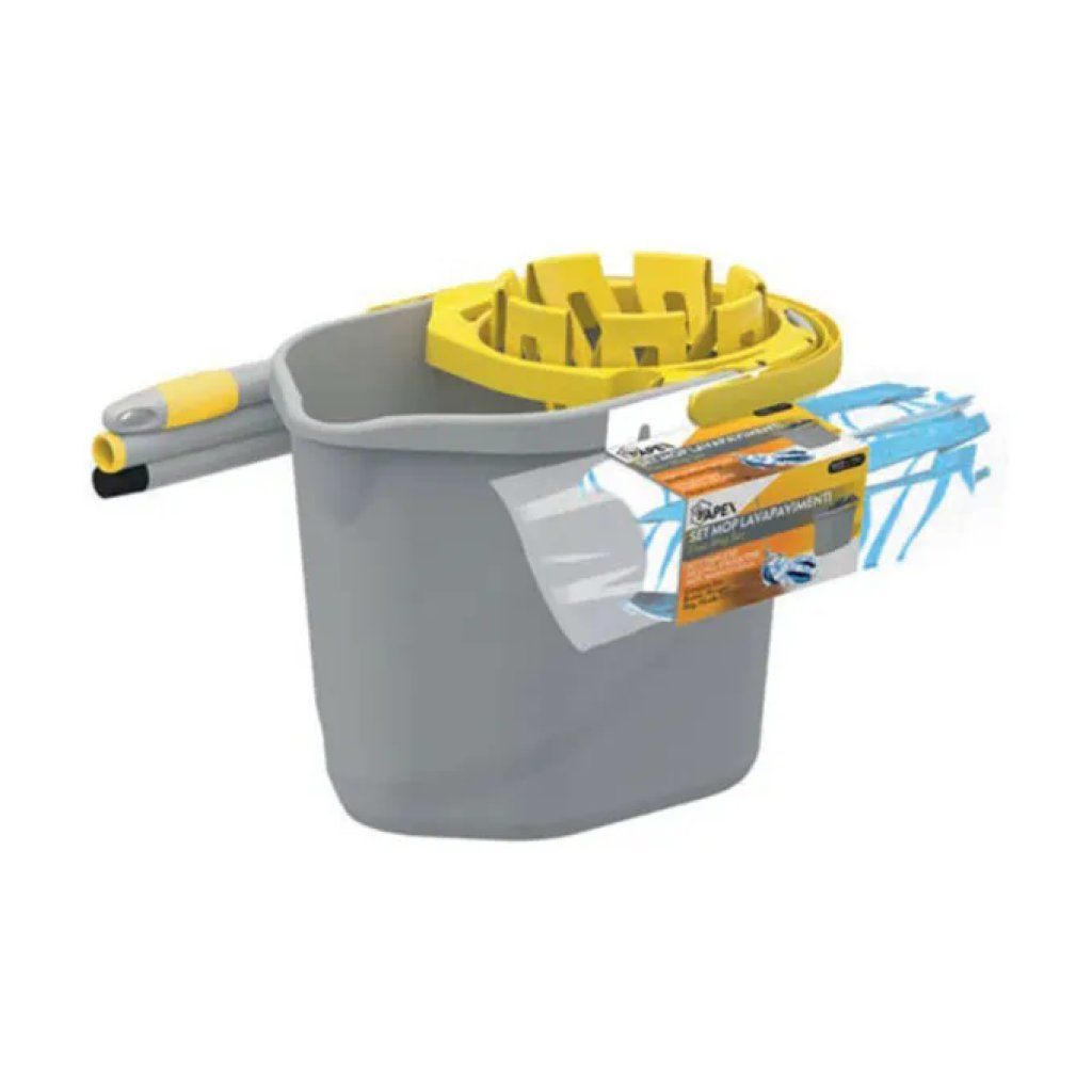 APEX 10571 Set Mocio con Secchio 12 L APEX 10571 Set Mocio con Secchio 12 L
