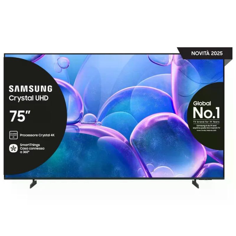 Samsung UE75U7000FUXZT Crystal UHD Smart TV 75'' 4K HDR Crystal Processor 4K OTS Lite Motion Xcelerator Wi