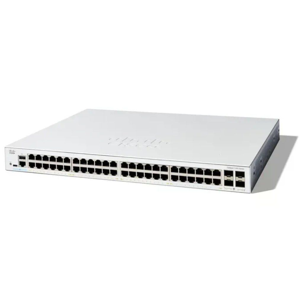 Cisco Switch Catalyst C1300-48T-4G 48 Porte Gigabit Ethernet Gestito Montabile su Rack