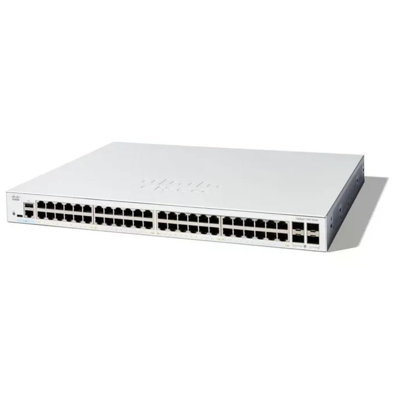 Cisco Switch Catalyst C1300-48T-4G 48 Porte Gigabit Ethernet Gestito Montabile su Rack Cisco Switch Catalyst C1300-48T-4G 48 Porte Gigabit Ethernet Gestito Montabile su Rack