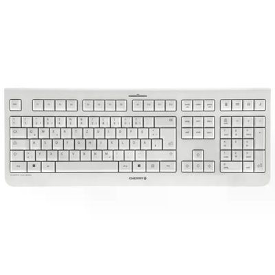 CHERRY KW 3000 tastiera Universale RF Wireless QWERTZ Tedesco Bianco