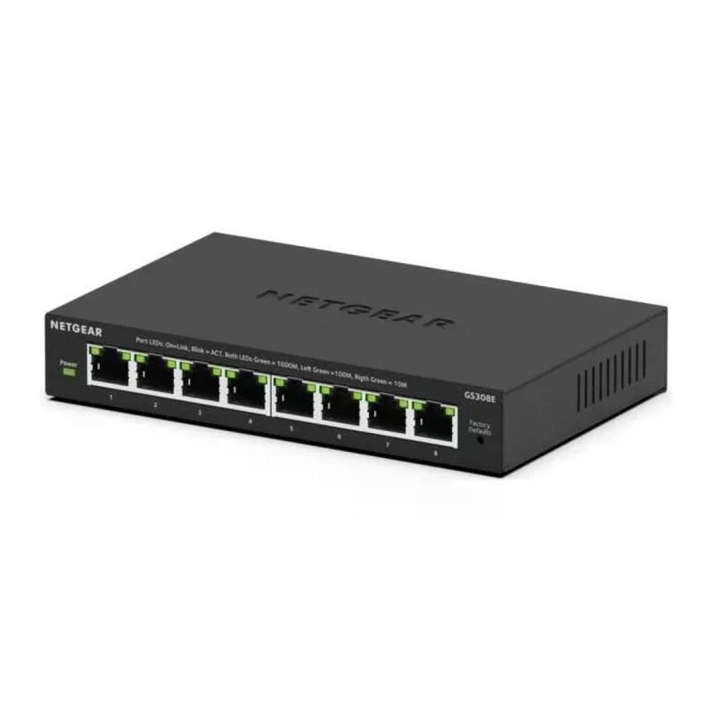 NETGEAR GS308E-400EUS GS308E Switch Gigabit Gestito L2