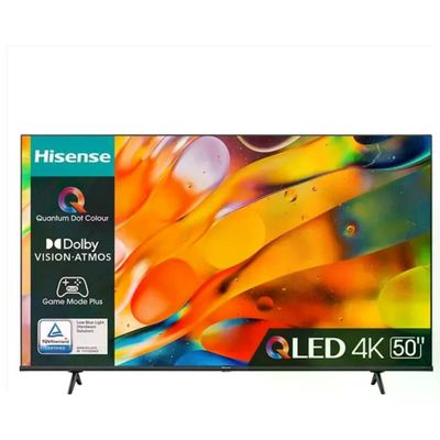 Hisense smart tv QLED 4K ultra HD 50 pollici, 50E79S, VIDAA, Dolby Vision, Dolby Atmos, HDR10+, HDMI 2.1