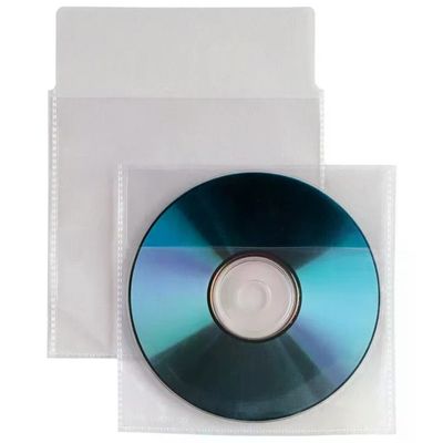 SEI ROTA 430101 Buste Trasparenti Porta CD/DVD con Patella, 12,5 x 12 cm, 25 Pezzi SEI ROTA 430101 Buste Trasparenti Porta CD/DVD con Patella, 12,5 x 12 cm, 25 Pezzi