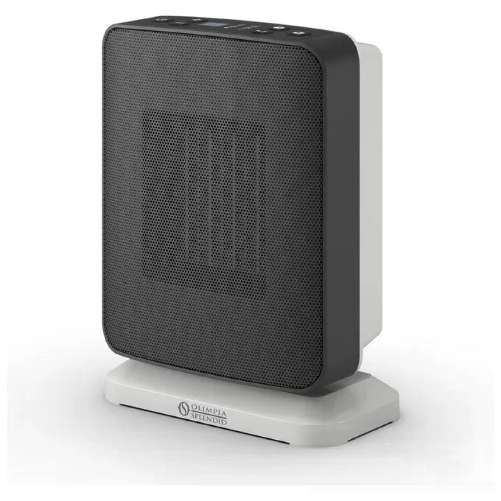 Olimpia Splendid Caldo Trendy Termoventilatore Ceramico 1800 W Nero e Bianco