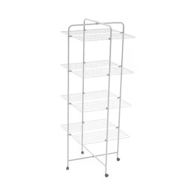 Colombo New Scal ST194-4 Icaro Stendibiancheria a Torre 40 m 4 Piani Acciaio Antiruggine con Ruote 4 Colombo New Scal ST194-4 Icaro Stendibiancheria a Torre 40 m 4 Piani Acciaio Antiruggine con Ruote 4