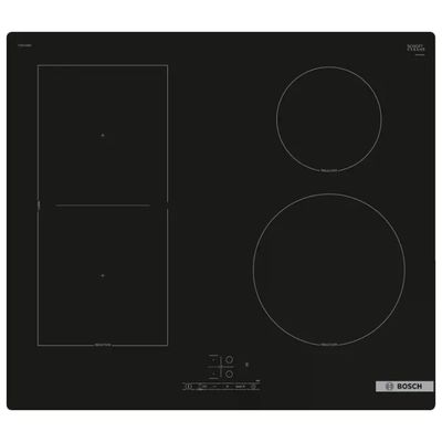 Bosch Serie 4 PVS61RBB5E Piano Cottura a Induzione 60 cm, 4 Zone, Nero