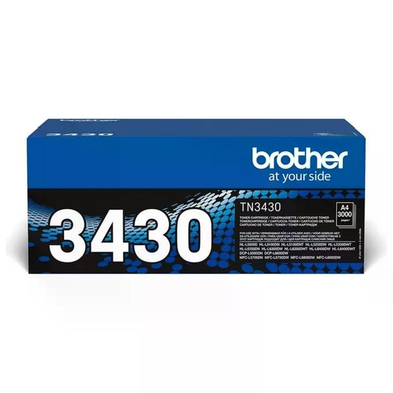 Brother TN-3430 Toner Originale Nero, resa fino a 3.000 pagine