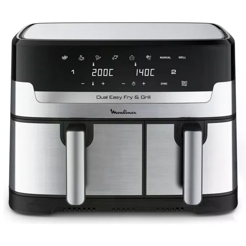 Moulinex EZ905D20 Friggitrice ad Aria Doppio Cestello 8,3 L