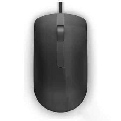 Dell MS116 Mouse Ottico USB Cablato 1000 DPI, Nero