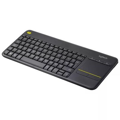 Logitech 920-007135 K400 Plus Tastiera Wireless con Touchpad Integrato HTPC TV QWERTY Italiano colore Nero