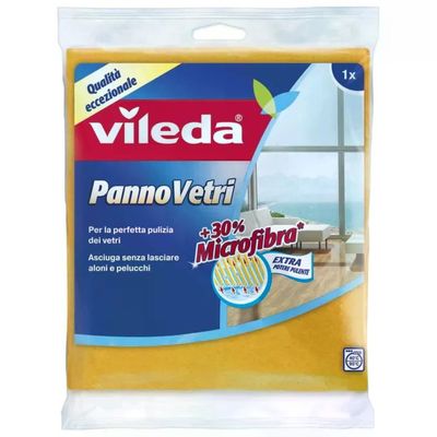 Vileda Panno Vetri con Microfibra 40 x 36 cm, 1 pezzo