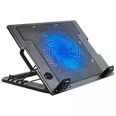 Techly ICOOL-CP12TY Supporto Notebook con Ventola USB, Nero
