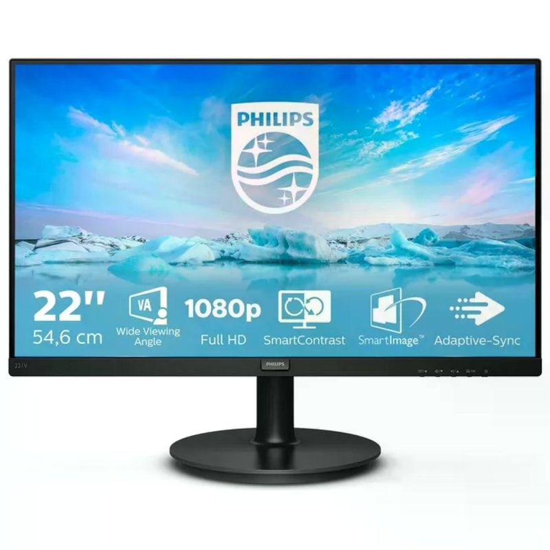 PHILIPS Monitor Philips 221V8A/00 21,5” Full HD VA PHILIPS Monitor Philips 221V8A/00 21,5” Full HD VA