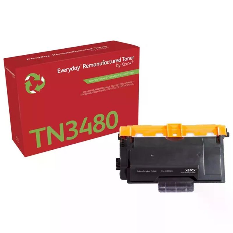 Xerox 006R03618 Toner rigenerato Everyday Mono Compatibile con Brother TN3480 Alta capacita' 8000