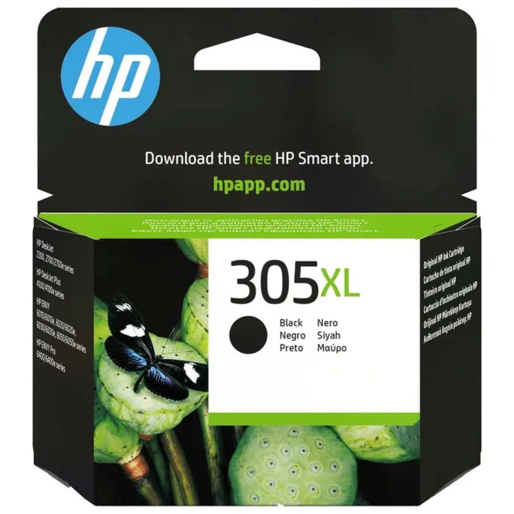 HP Cartuccia originale HP 305XL nera ad alta capacità
