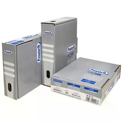 Favorit Air Buste a foratura universale A4, 22 × 30 cm, trasparenti, confezione da 500 Favorit Air Buste a foratura universale A4, 22 × 30 cm, trasparenti, confezione da 500